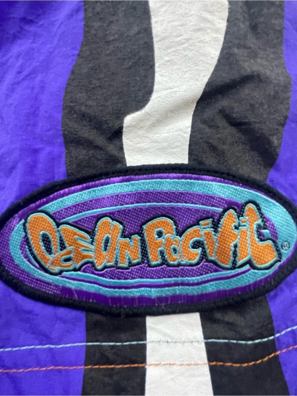 Vintage 90s Ocean Pacific OP Deadstock NWT Purple Swim Trunks Large